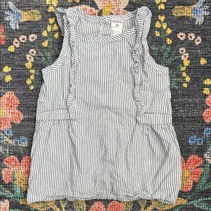 Carter’s Striped Ruffle Sleeveless Top, Size 3T